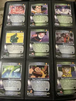 Dragon Ball Z DBZ Collectible Score Card Set Saiyan Saga 40+ Cards Vintage Lot!! - Image 4
