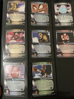 Dragon Ball Z DBZ Collectible Score Card Set Saiyan Saga 40+ Cards Vintage Lot!! - Image 5