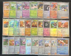 Lot Of 29 Pokemon Prismatic Evolutions Poke Ball Cards - Image 1