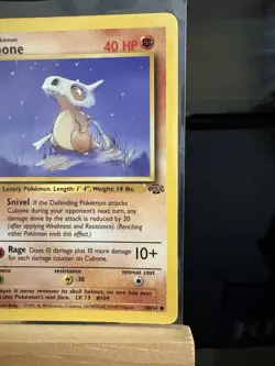 CUBONE - 50/64 Jungle 1st Edition WotC- Regular Common - Pokemon TCG Card - Image 3