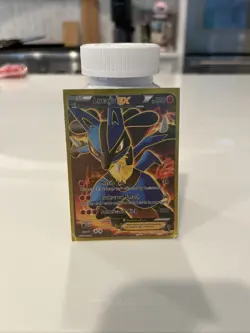 Pokemon TCG Lucario EX Ultra Rare Full Art Holo Card 107/111 XY-Furious Fists - Image 1