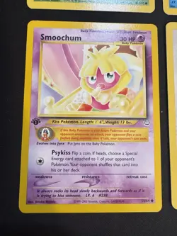 4 Pokemon Cards - Neo, Gym Hero, Team Rocket, Bundle - Vintage, All 1st edition! - Image 3