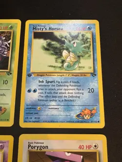 4 Pokemon Cards - Neo, Gym Hero, Team Rocket, Bundle - Vintage, All 1st edition! - Image 5