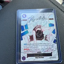 Gear Two Alt Art OP11-080 R A Fist of Divine Speed One Piece card game ENGLISH - Image 1