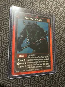 🐺 White Wolf RAGE CCG - SHADOW WALKER- ULTRA-RARE Promo Card - Mint, Unplayed - Image 2