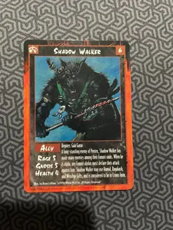 🐺 White Wolf RAGE CCG - SHADOW WALKER- ULTRA-RARE Promo Card - Mint, Unplayed - Image 4