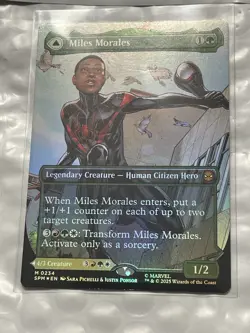 Miles Morales (0234) (Borderless) Marvel's Spider-Man Foil - Image 2