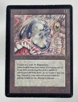 Living Wall Alpha MP Moderate Play MTG Magic The Gathering - Image 1