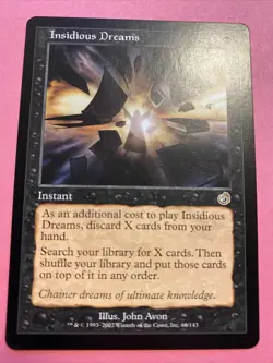 Insidious Dreams - Torment MTG Magic the Gathering -NM - Image 1