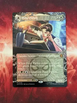 2025 Magic The Gathering Spider-Man Peter Parker Amazing Spider-Man 0208 FOIL - Image 2