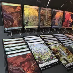 MTG Bloomburrow 36 Full Art Basic Land Lot with Foils Magic The Gathering BLB NM - Image 2