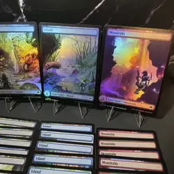 MTG Bloomburrow 36 Full Art Basic Land Lot with Foils Magic The Gathering BLB NM - Image 4