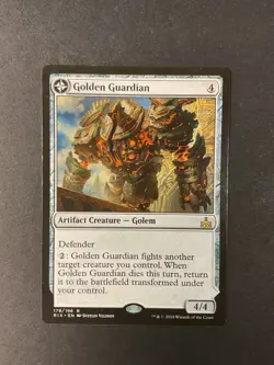 Golden Guardian - Rivals of Ixalan - Magic the Gathering - MTG - Image 1