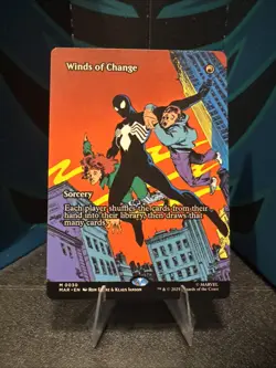 Magic: The Gathering Spider-Man Marvel Universe Winds Of Change Full Art NonHolo - Image 1