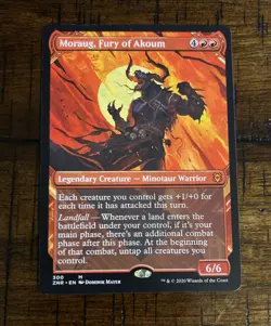 Moraug, Fury of Akoum X1 (Showcase) (Near Mint) (Magic The Gathering: ZNR) - Image 1
