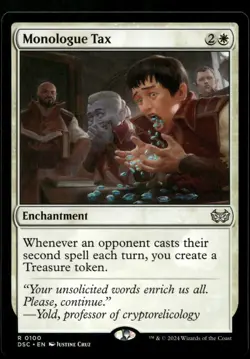 Monologue Tax #100 MTG Duskmourn NM X1 - Image 1