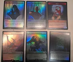 MTG lot Of 14 Foil Dual Tokens NM Mixed Sets - Image 2