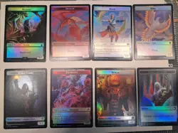 MTG lot Of 14 Foil Dual Tokens NM Mixed Sets - Image 3
