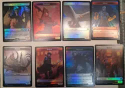 MTG lot Of 14 Foil Dual Tokens NM Mixed Sets - Image 4