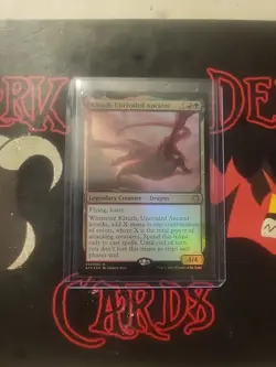 Magic The Gathering Commander Forgotten Realms "Klauth, Unrivaled Ancient" FOIL - Image 1