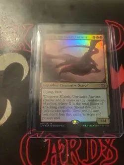 Magic The Gathering Commander Forgotten Realms "Klauth, Unrivaled Ancient" FOIL - Image 2