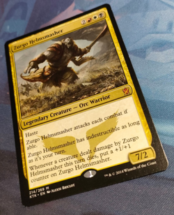 Zurgo Helmsmasher - Khans of Tarkir - Mythic - NM to LP (see pics) MTG - Image 3