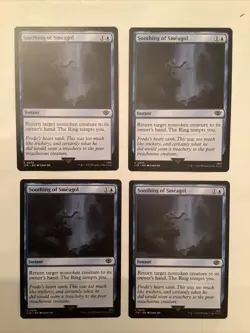 MTG LOTR: x4 Soothing of Smeagol (Instant) Common 0070 - Image 1