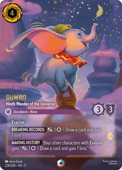 Dumbo - Ninth Wonder of the Universe (Enchanted) (228/204) [Fabled] Near Mint Ho - Image 1