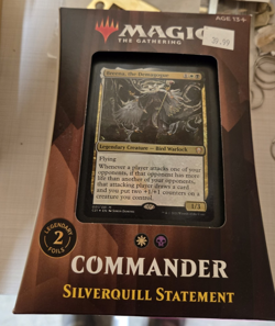 Magic the Gathering MTG STRIXHAVEN 2021 Commander Deck Silverquill Statement - Image 1