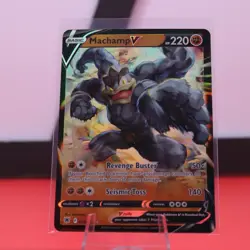 2022 Pokemon TCG SWSH Astral Radiance Ultra Rare 072/189 Machamp V - Image 1