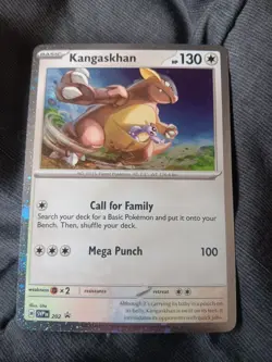 POKEMON - KANGASKHAN - SVP EN 202 BLACK STAR PROMO - S&V DESTINED RIVALS - NEW - Image 1