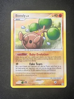 Bonsly 71/130 Diamond & Pearl Regular NEAR MINT 2007 Pokemon TCG - Image 1