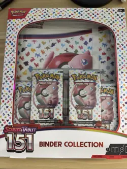 Nintendo Pokemon TCG Scarlet & Violet - 151 Binder Collection - 4 Packs 820650853142 - Image 1