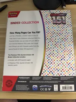 Nintendo Pokemon TCG Scarlet & Violet - 151 Binder Collection - 4 Packs 820650853142 - Image 2