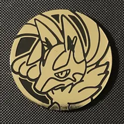 Pokemon TCG Mega Lucario Jumbo Coin - Image 1
