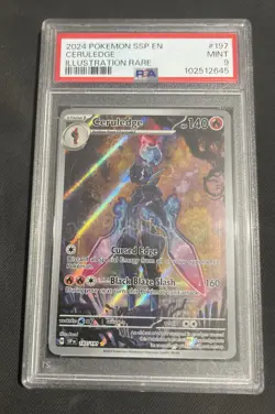 POKEMON TCG Surging Sparks Ceruledge Illustration Rare 197/191 PSA9 🔥 - Image 1