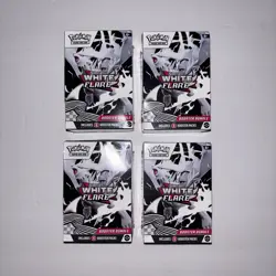 Pokemon TCG White Flare Booster Bundle LOT OF 4 - NEW SEALED - Image 1
