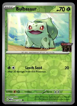Pokemon TCG SV Promos #001/165 Bulbasaur NM - Image 1