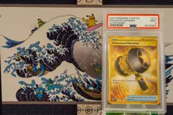 2024 Pokemon Twilight Masquerade TWM #224 Enhanced Hammer Hyper Rare PSA 9 - Image 1