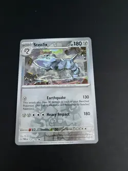 Pokemon TCG Steelix Paradox Rift 125/182 Reverse Holo Pokemon Trading TCG - Image 1