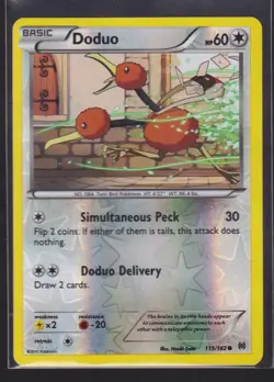 Doduo 115/162 Common Pokemon XY BREAKThrough Reverse Holo Pokemon TCG - Image 1