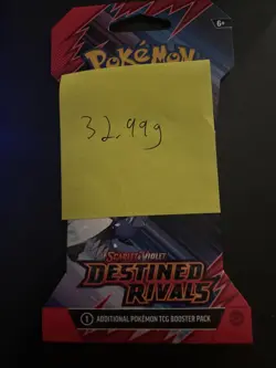 (VERY HEAVY) 32.99g Pokemon TCG Destined Rivals Sleeved Booster Pack (SEALED)✅ - Image 4