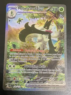 Pokemon TCG Meowscarada EX 256/193 Paldea Evolved Special Illustration Rare Holo - Image 1