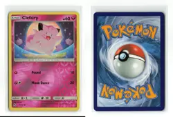 CLEFAIRY 39/68 HIDDEN FATES REVERSE HOLO POKEMON TCG NM - Image 3