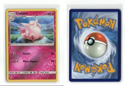 CLEFABLE 40/68 HIDDEN FATES REVERSE HOLO POKEMON TCG NM - Image 3