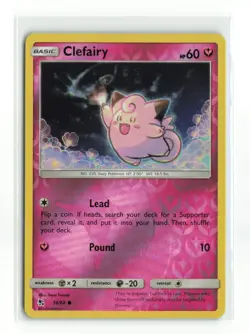CLEFAIRY 38/68 HIDDEN FATES REVERSE HOLO POKEMON TCG NM-LP - Image 1