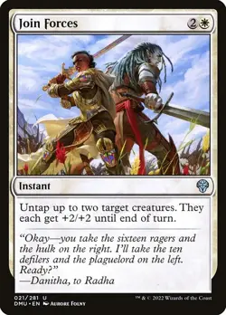 (3x FOIL) JOIN FORCES - Dominaria United - MTG Magic the Gathering Card - Image 1