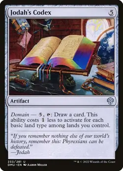 (2x FOIL) JODAH'S CODEX - Dominaria United - MTG Magic the Gathering Card - Image 1