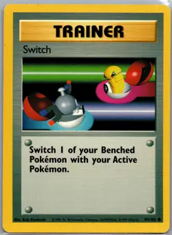 Switch 95/102 Non Holo Base Set - Pokemon Card - LP - Image 1