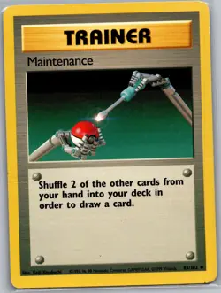 Maintenance 083/102 Non Holo Base Set - Pokemon Card - LP - Image 1